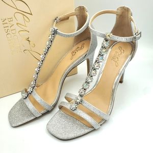 Badgley Mischka Jewel Farida sandals, NIB